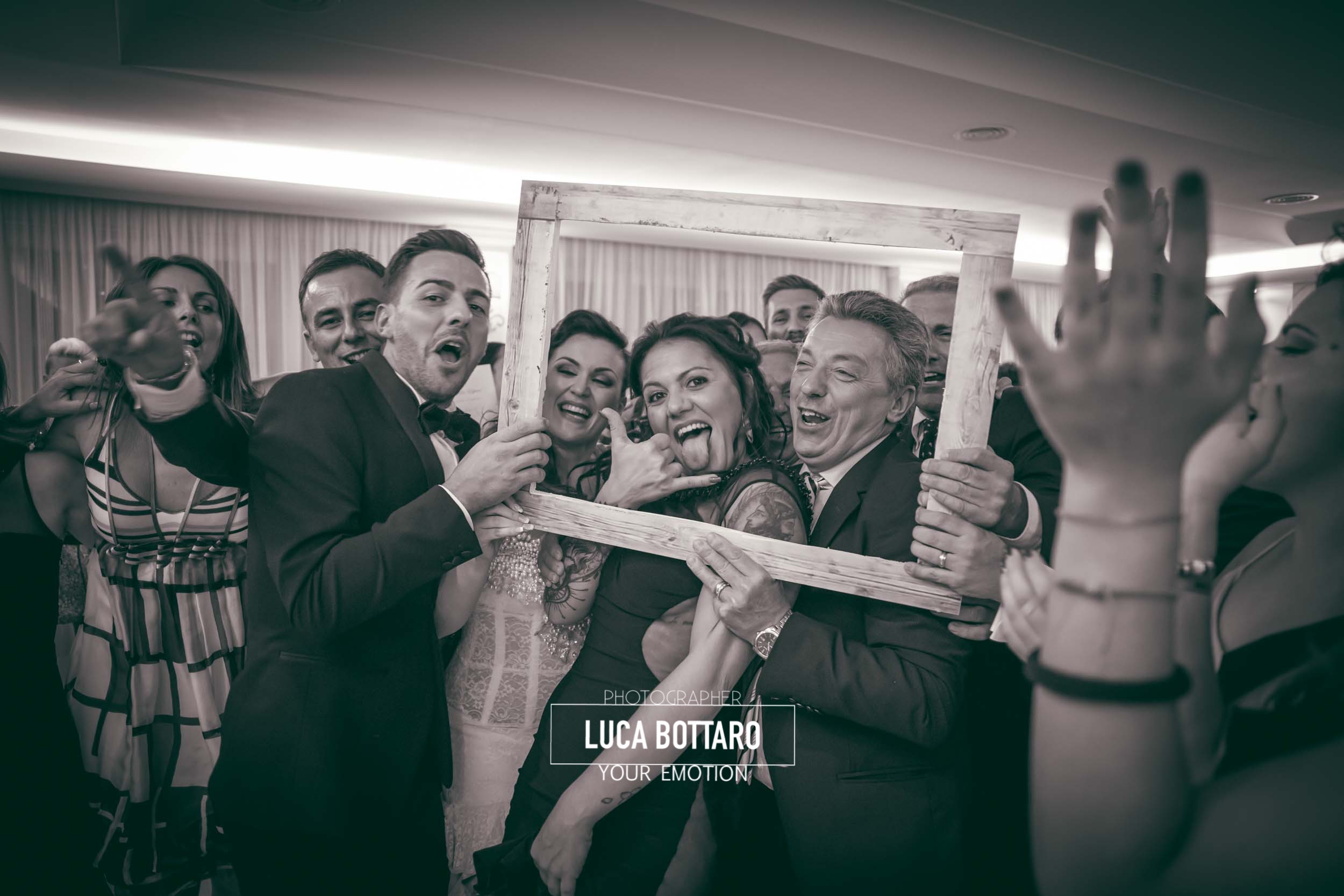 Foto invitati idee originale