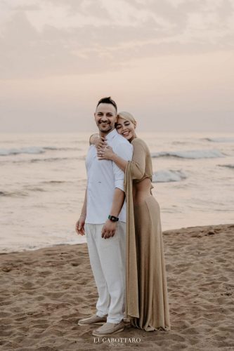 White Dress beach party at Savoy Beach Club Paestum for a destination wedding.